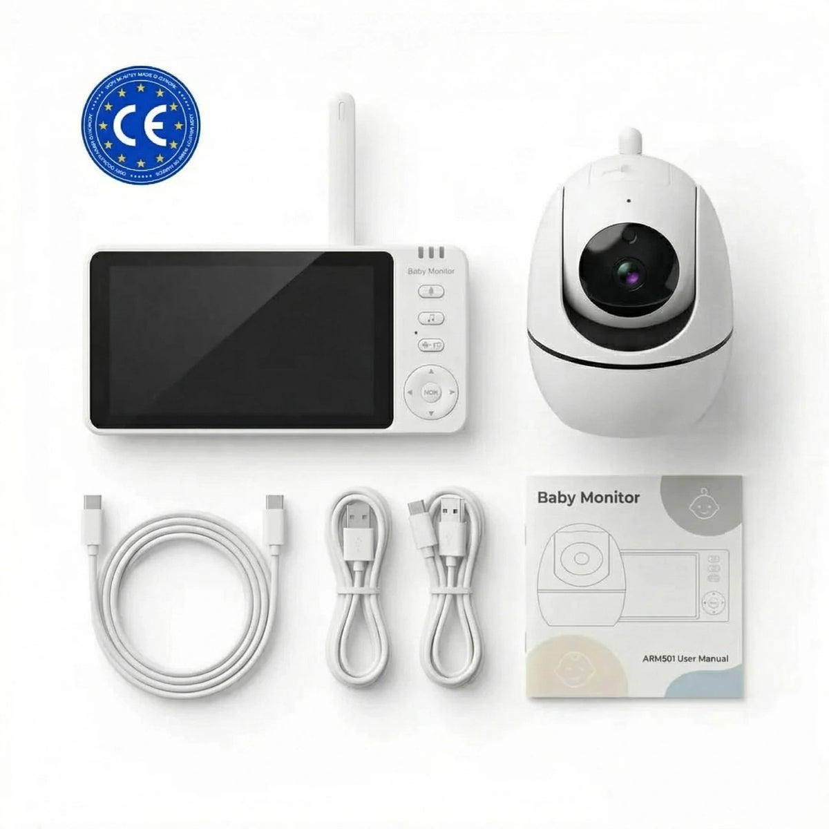 Amari - Premium Baby Monitor with HD Camera & 5" Screen