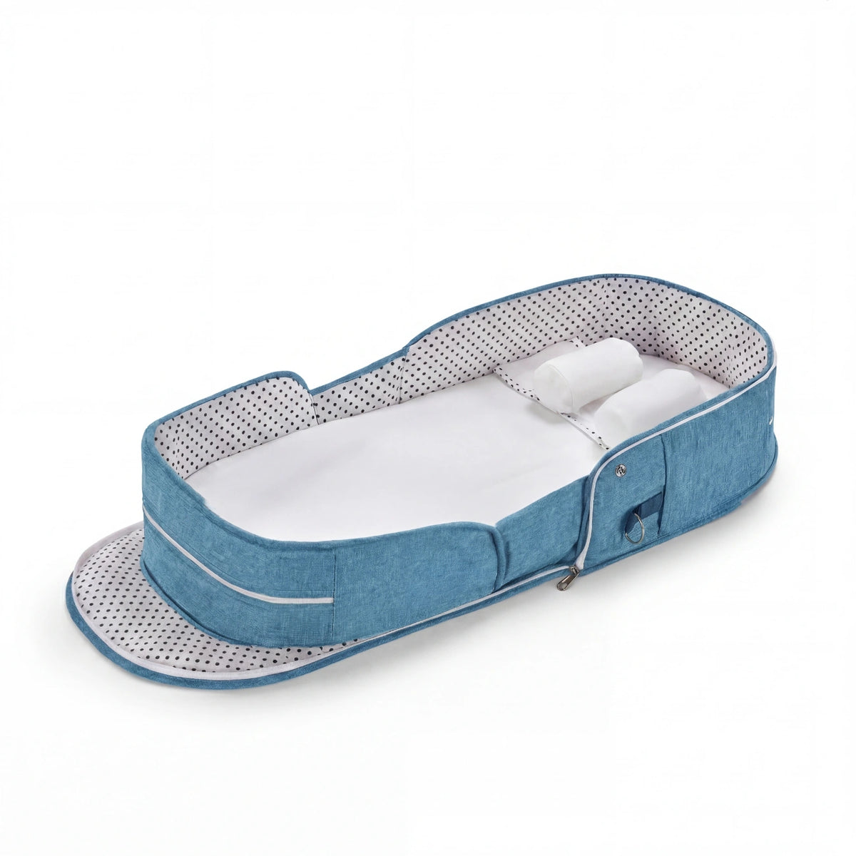 Baby Nest Travel Cot – Foldable with Sun Canopy 0-12 Months