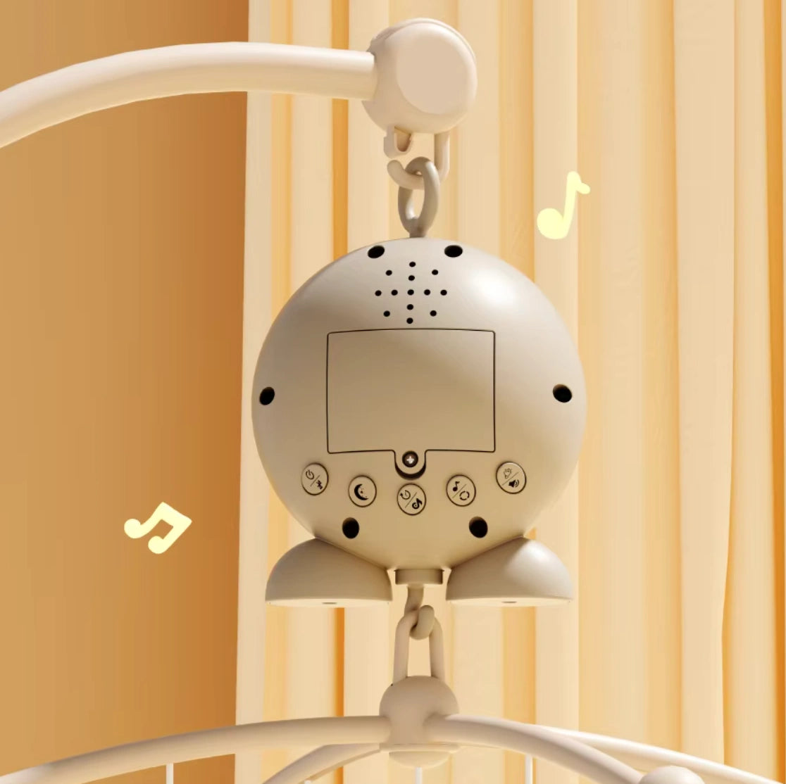 Amari - Baby Mobile with Music Box, Projector and Rotating Play Figures