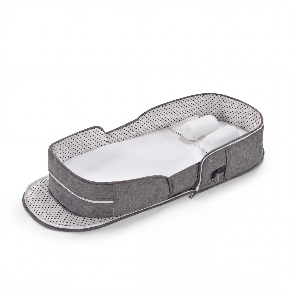 Baby Nest Travel Cot – Foldable with Sun Canopy 0-12 Months