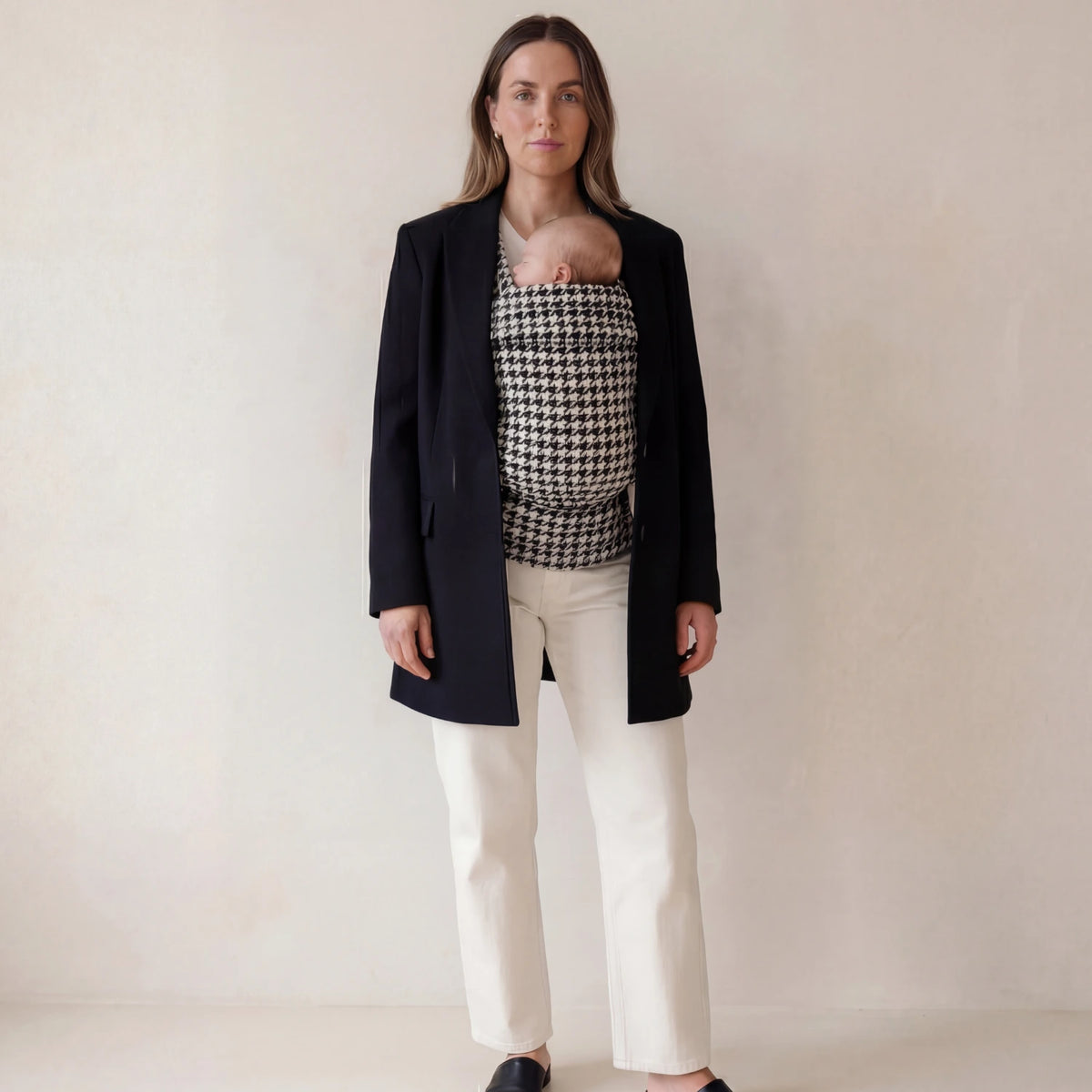Ergonomic Baby Carrier - Houndstooth