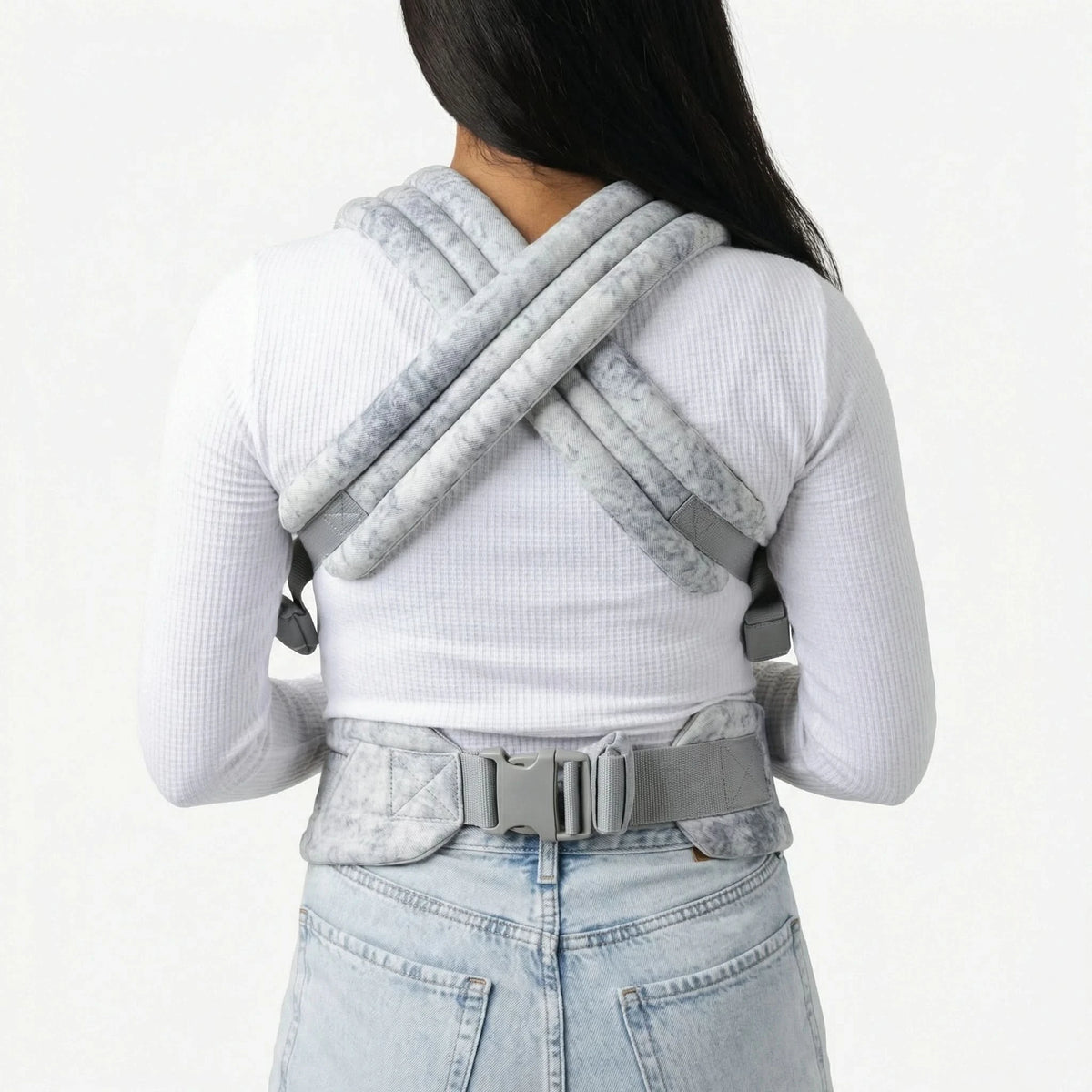 Amari - Ergonomic Baby Carrier - Washed Denim Night